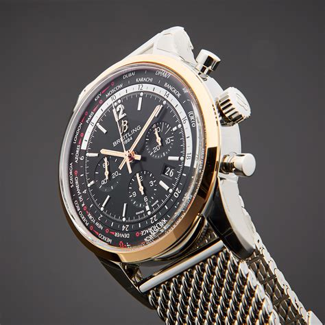 breitling transocean 38 mens|Breitling Transocean unitime pilot.